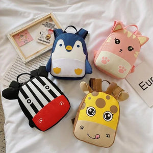 Kids Anti Lost Backpack Kindergarten Schoolbag Boy Girl Cartoon Bag