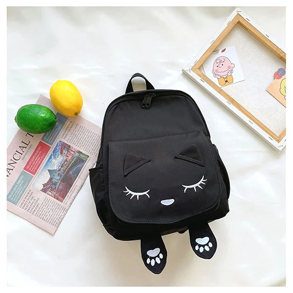 Cat Girl Backpack Pupil Kindergarten Kids Girls Boy Backpack Unisex Kid's Toy Ba
