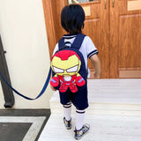 Kids Dino Backpack for School, Kindergarten Bag