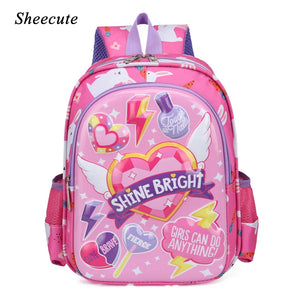 Kids Backpack Waterproof Lightweight Cartoon Boys Girls School Bag