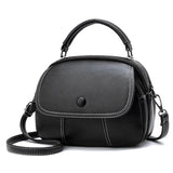 Litchi Pattern Handheld Small Square Bag for Women