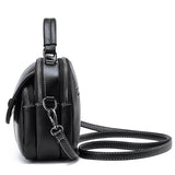Litchi Pattern Handheld Small Square Bag for Women