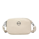 Classic Solid Women's Shoulder Bag Leather Material Messenger Bag