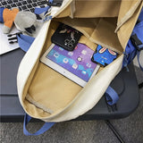 College School Bag Men Rucksack Big Backpack Winter Travel Bagpack Women Laptop