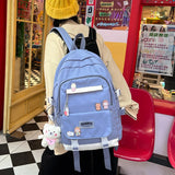College Student Matching Backpack Large Capacity Lovely Bag