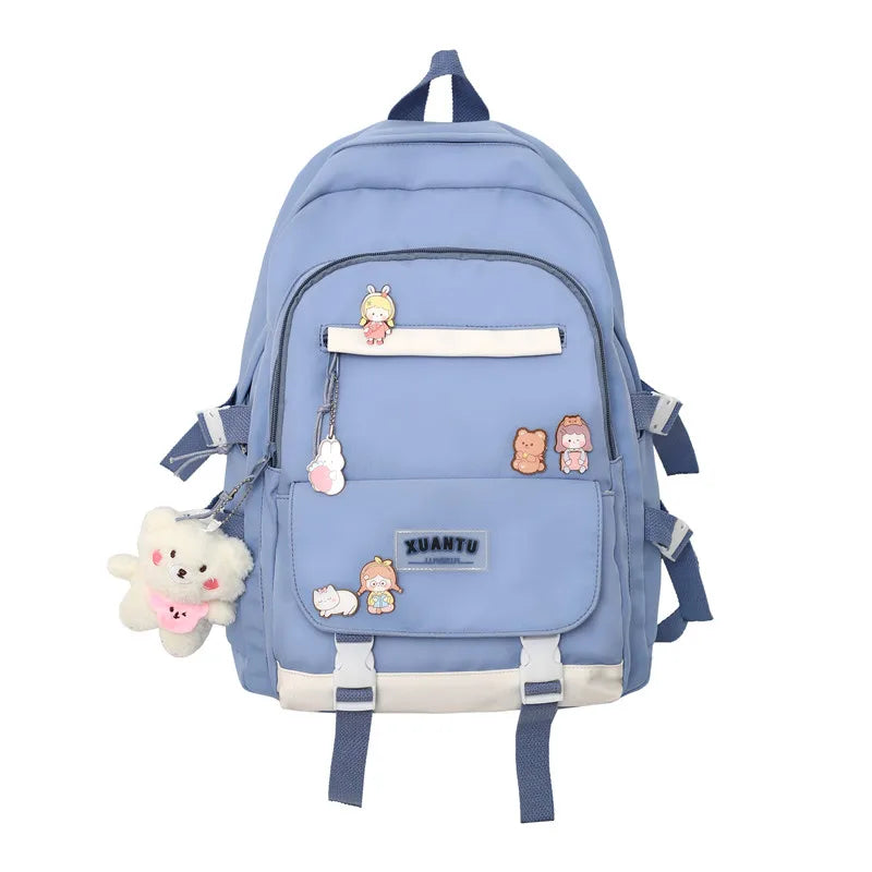 College Student Matching Backpack Large Capacity Lovely Bag