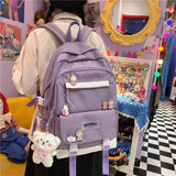 College Student Matching Backpack Large Capacity Lovely Bag