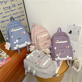 College Student Matching Backpack Large Capacity Lovely Bag