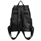 College Wind Schoolbag Leather Style Backpack Woman Tidal Leisure Travel Bag