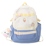 Stylish Buckle Backpack for Teenage Girls