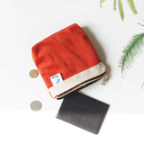 Corduroy Coin Purse Mini Pouch Portable Key Earphone Organizer