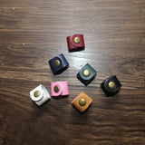 Colorful Leather Earphone Cable Holder Organizer