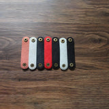 Colorful Leather Earphone Cable Holder Organizer