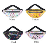 Colorful Waist Bag for Women Style Belt Bag Laser Print Crossbody Female Bag