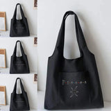 Constellation Print Canvas Vest Bag Women