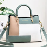 Leather One-Shoulder Messenger Bag Women