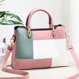 Leather One-Shoulder Messenger Bag Women