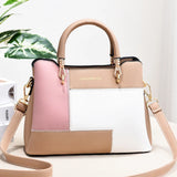 Leather One-Shoulder Messenger Bag Women