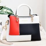 Leather One-Shoulder Messenger Bag Women