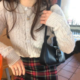 Vintage Women Buckle Handbags Ladies PU Leather Armpit Shoulder Bag