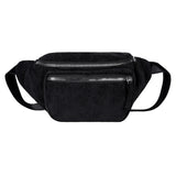 Women's Corduroy Waist Zipper Chest Bag