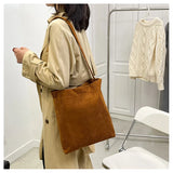 Personalized Corduroy Women's Tote Bag with Embroidery