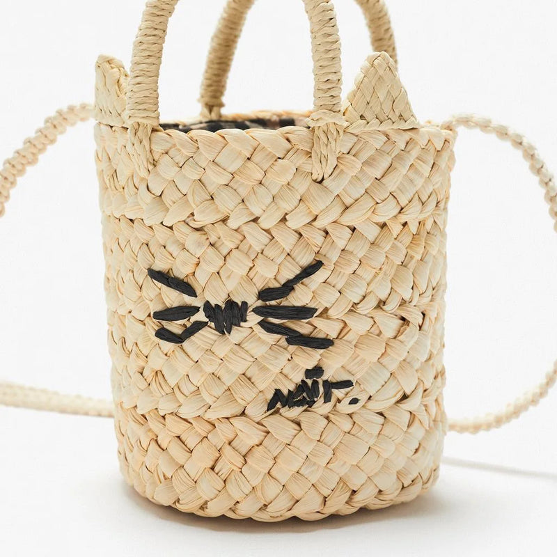 Corn Fur Bag Summer Women's Bag Kitten Shoulder Diagonal Small Bag