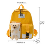 Cotton Kids Kindergarten School Bags Bear Backpack for Girls Boy