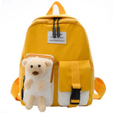 Cotton Kids Kindergarten School Bags Children Backpacks Student Schoolbag