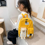 Cotton Kids Kindergarten School Bags Bear Backpack for Girls Boy