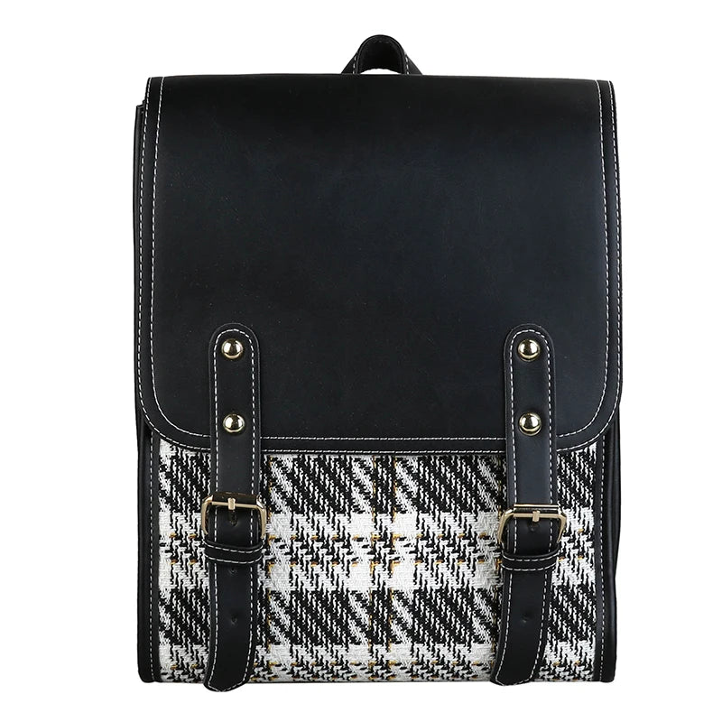 Women Backpack Female Travel Bag Schoolbag Teenage Girls Solid Bookbag