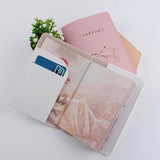 World Map Lover Couple Wedding Passport Cover Case Set