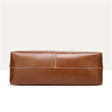 Cow Leather Ladies Shoulder Bags Big Women Leather Handbags