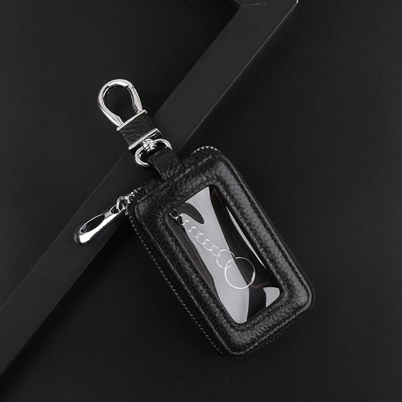Cow Leather Key box Large Capacity key holder High Men Car key organizer