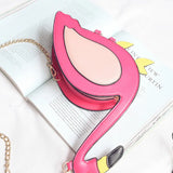 Funny Flamingo Shape Shoulder Bag for Women