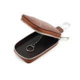 Leather Key Holder Wallet Pouch Bag Keychain Housekeeper Key Case