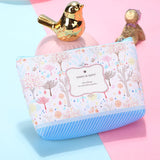 Floral Small Bag Earphone Key Coin Women's Wallet