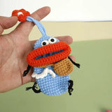 Thick Lips Unisex Key Bag Hand Knitting Key Wallet