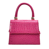 Crocodile Pattern Female Bag Messenger Bag One-shoulder Portable Small Square Ba