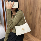Crocodile Pattern Small Shoulder Bag with Chain for Women