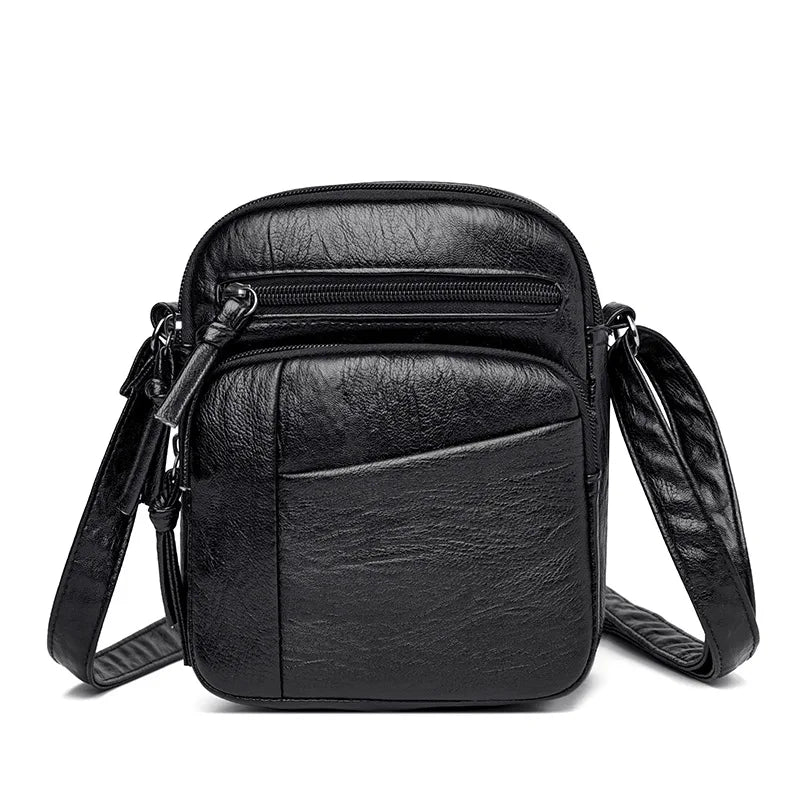 Cross-body Bag Women Shoulder Bag Soft Leather Texture Small Square Bag