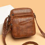 Cross-body Bag Women Shoulder Bag Soft Leather Texture Small Square Bag