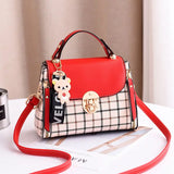 Women's Crossbody Bag Leather Flap Shoulder Messenger Bag