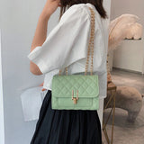 Small Square Crossbody Bag Chain Clutch Purse Female Shoulder Messenger