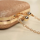 Glittered Clutch Wallet Evening Shoulder Bag