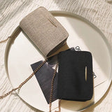 Small Square Crossbody Bag for Women Solid Lady's Bag