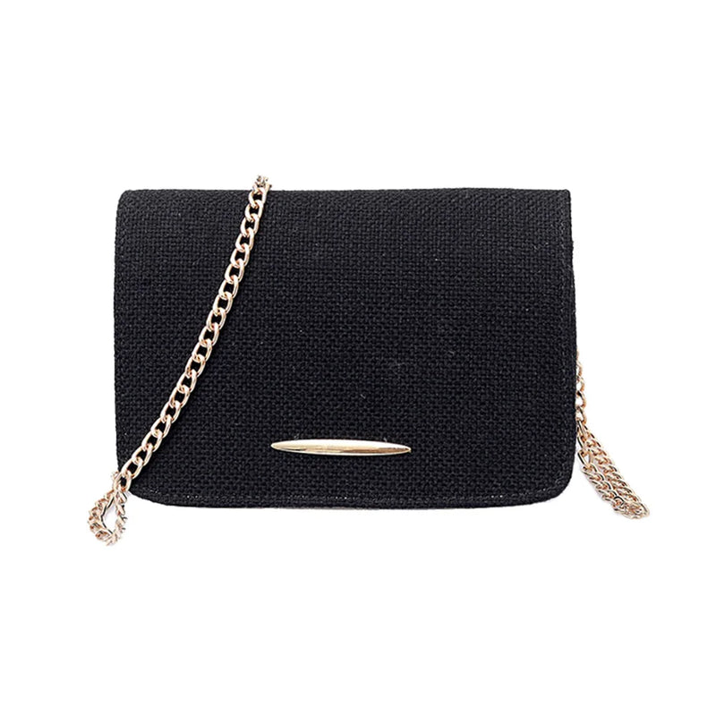 Small Square Crossbody Bag for Women Solid Lady's Bag
