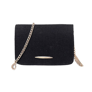 Small Square Crossbody Bag for Women Solid Lady's Bag