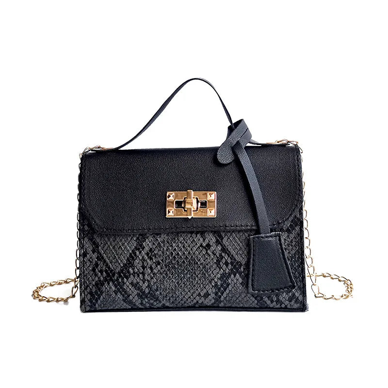 Women's Crossbody Bag Chain Shoulder Messenger Leather