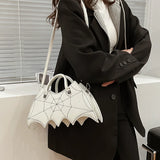 Retro Punk Style Crossbody Purse Zipper Shoulder Bag